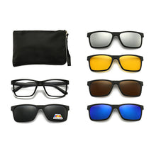 Carregar imagem no visualizador da galeria, Óculos de Sol Magnético 6 em 1 Polarizado uv400