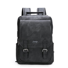 Carregar imagem no visualizador da galeria, Mochila de Couro Impermeável Jeep Classic Preto