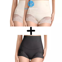 Carregar imagem no visualizador da galeria, Kit de 3 Calcinhas Comfort com Efeito Modelador na Cintura, Antiodor e Antibacterianas