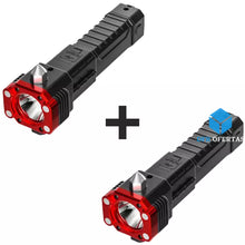 Carregar imagem no visualizador da galeria, Lanterna Tática Titanium 4 em 1 - Ultra Potência 2 unidades vermelhas