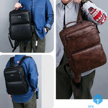 Carregar imagem no visualizador da galeria, Mochila Masculina de Couro Grande - Jeep Buluo