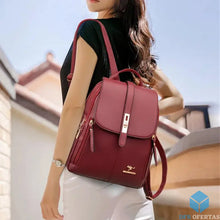 Carregar imagem no visualizador da galeria, Mochila de Couro Feminina Elegante - Penelope