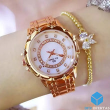 Carregar imagem no visualizador da galeria, Relógio Feminino de Luxo Elegance rosé