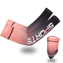 Carregar imagem no visualizador da galeria, Manguito Multiesportivo com Proteção Uv Respirável Laranja