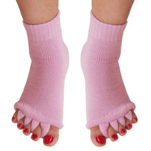 Carregar imagem no visualizador da galeria, Meia Corretora de Joanete Confortável - Alivium Rosa