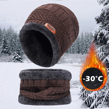 Carregar imagem no visualizador da galeria, Conjunto Touca Térmica com Cachecol e Luvas