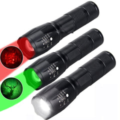 Lanterna Tática Militar com Flash Multicolorido Max500