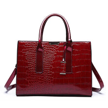 Carregar imagem no visualizador da galeria, Bolsa de Couro Feminina Luxo Stella Vermelho