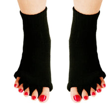 Carregar imagem no visualizador da galeria, Meia Corretora de Joanete Confortável - Alivium Preto