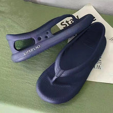 Carregar imagem no visualizador da galeria, Sandália Anatômica Nuvem Unissex Confort Azul