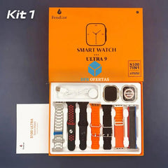 SmartWatch - Serie 9 Ultra™ Original [Kit: 7 Pulseiras + Case]