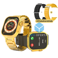 Smartwatch Ultra Serie 9 Gold Original + Brindes