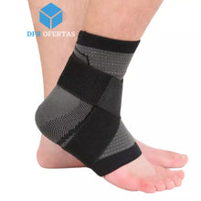 Carregar imagem no visualizador da galeria, Tornozeleira Ortopédica Compressão Ajustável preto