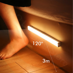Luminária em LED para Ambientes com Sensor de Movimento Recarregável