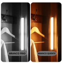 Carregar imagem no visualizador da galeria, Luminária em LED para Ambientes com Sensor de Movimento Recarregável