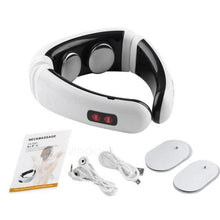 Carregar imagem no visualizador da galeria, Massageador Para Pescoço Elétrico Com Eletrodos RelaxingMax DFR OFERTAS