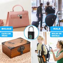 Carregar imagem no visualizador da galeria, Cadeado Biométrico Inteligente Original