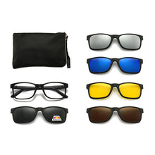 Carregar imagem no visualizador da galeria, Óculos de Sol Magnético 6 em 1 Polarizado uv400
