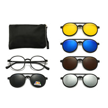 Carregar imagem no visualizador da galeria, Óculos de Sol Magnético 6 em 1 Polarizado uv400
