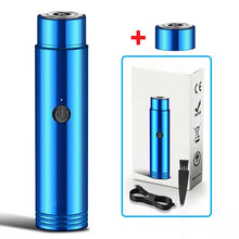 Carregar imagem no visualizador da galeria, Barbeador Elétrico Portátil Recarregável Original - Shaver Max Azul
