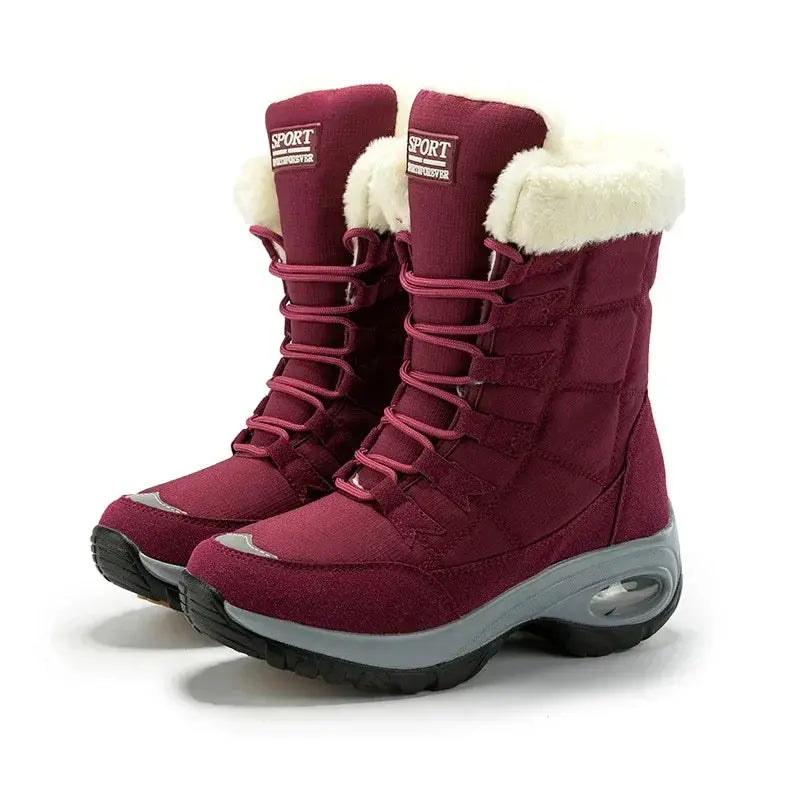 Bota de Neve Feminina Antiderrapante Polarflex