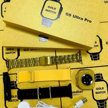 Carregar imagem no visualizador da galeria, Smartwatch Ultra Serie 9 Gold Original + Brindes

