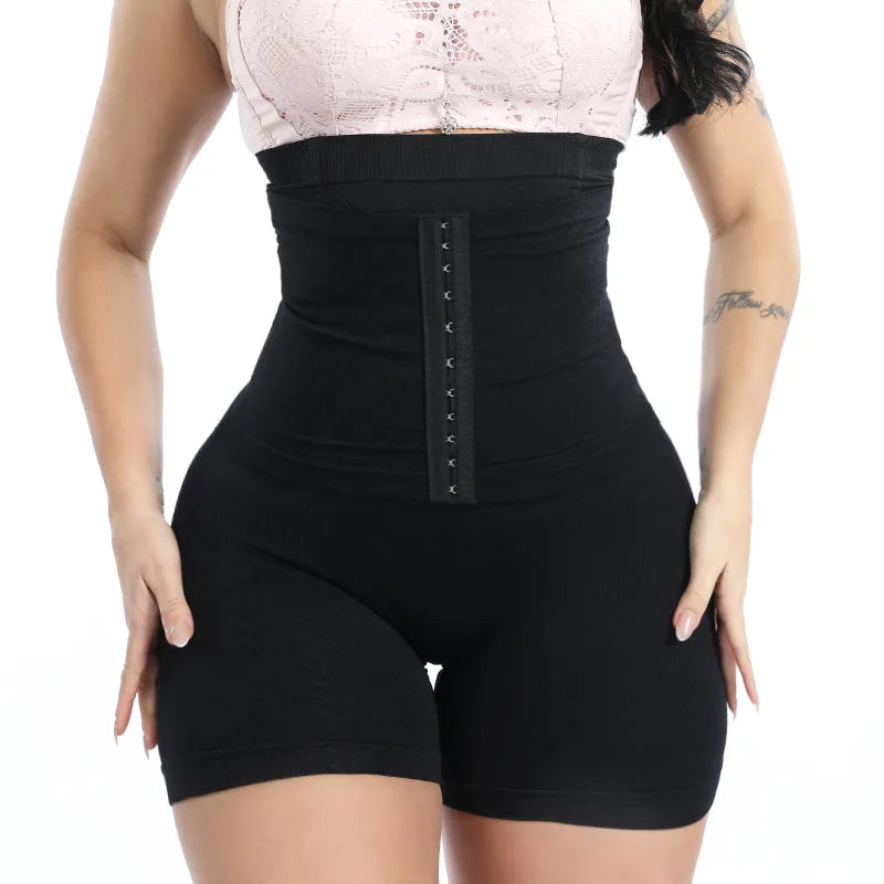 Short cinta cintura hot sale alta