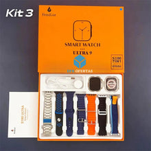 Carregar imagem no visualizador da galeria, SmartWatch - Serie 9 Ultra™ Original [Kit: 7 Pulseiras + Case]

