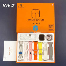 Carregar imagem no visualizador da galeria, SmartWatch - Serie 9 Ultra™ Original [Kit: 7 Pulseiras + Case]
