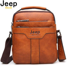 Bolsa Masculina de Couro Jeep Transversal