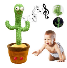 Carregar imagem no visualizador da galeria, Cacto Dançante e Falante Toca Música Repete a Fala Recarregável
