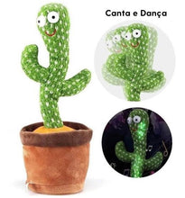 Carregar imagem no visualizador da galeria, Cacto Dançante e Falante Toca Música Repete a Fala Recarregável
